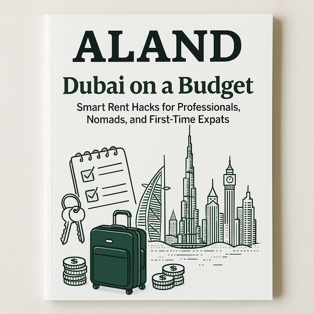 ÅLAND Magazine Cover – Dubai on a Budget Smart Rent Hacks